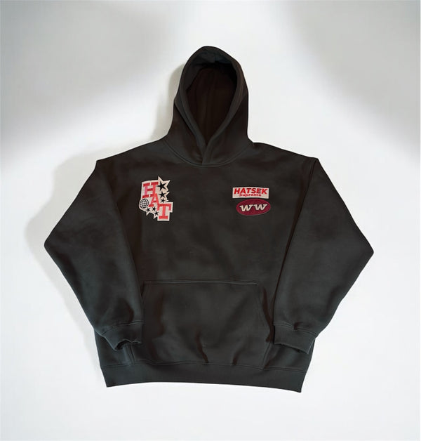 Hatsek Patches Oversized Hoodie