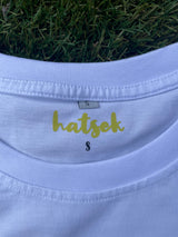 Hatsek Mountains White Oversized Tee
