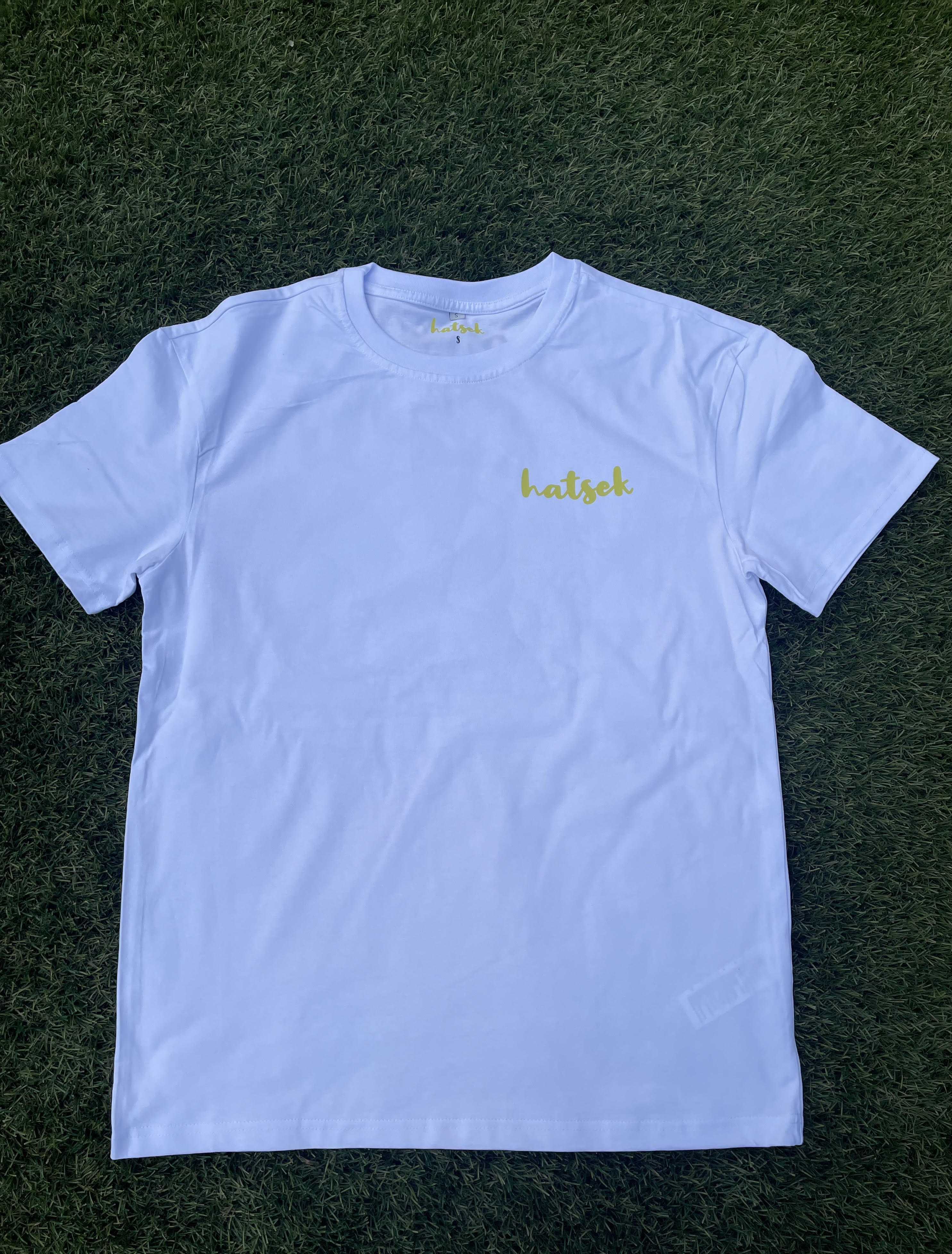 Hatsek Mountains White Oversized Tee